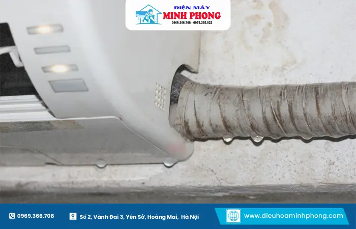 Máy lạnh chạy nhưng không mát có thể do bị xì gas hoặc thiếu gas