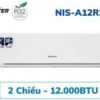 Điều hòa Nagakawa inverter 2 chiều 12000BTU NIS-A12R2H11