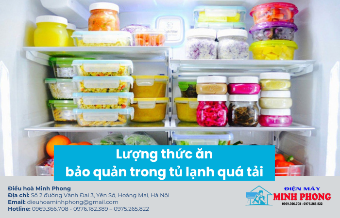 Lượng thức ăn quá tải