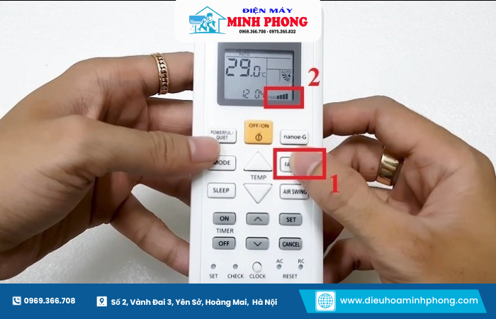 Hướng dẫn điều chỉnh tốc độ quạt