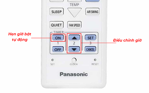 hướng dẫn sử dụng điều khiển điều hòa Panasonic Inverter