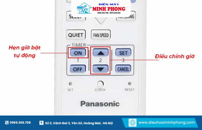 Hẹn giờ bật/tắt máy (Timer)