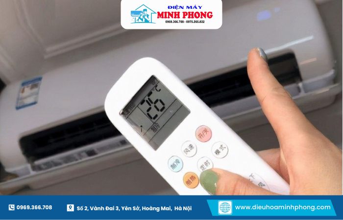 Chỉnh nhiệt độ từ 26 đến 28 độ giúp làm mát hiệu quả và tiết kiệm điện