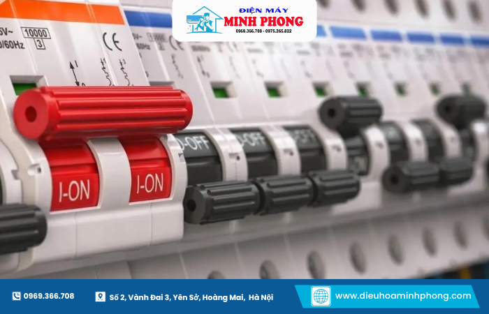 CB là thiết bị tự động ngắt điện khi quá tải