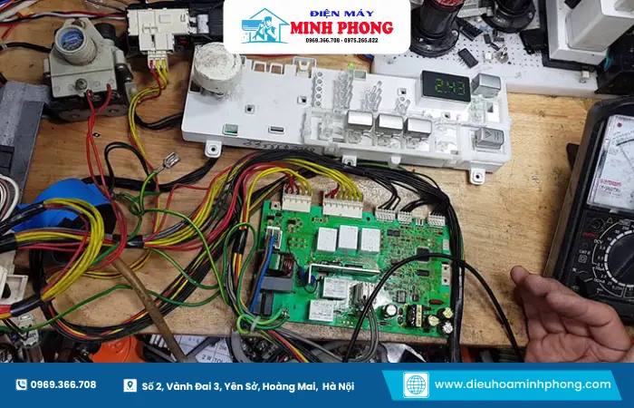 Khắc phục lỗi F1, F2 liên quan đến bo mạch và động cơ máy nén điều hòa Funiki