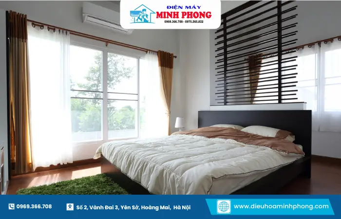 Lưu ý hướng phòng, ánh sáng và thiết bị để chọn công suất điều hòa phù hợp.