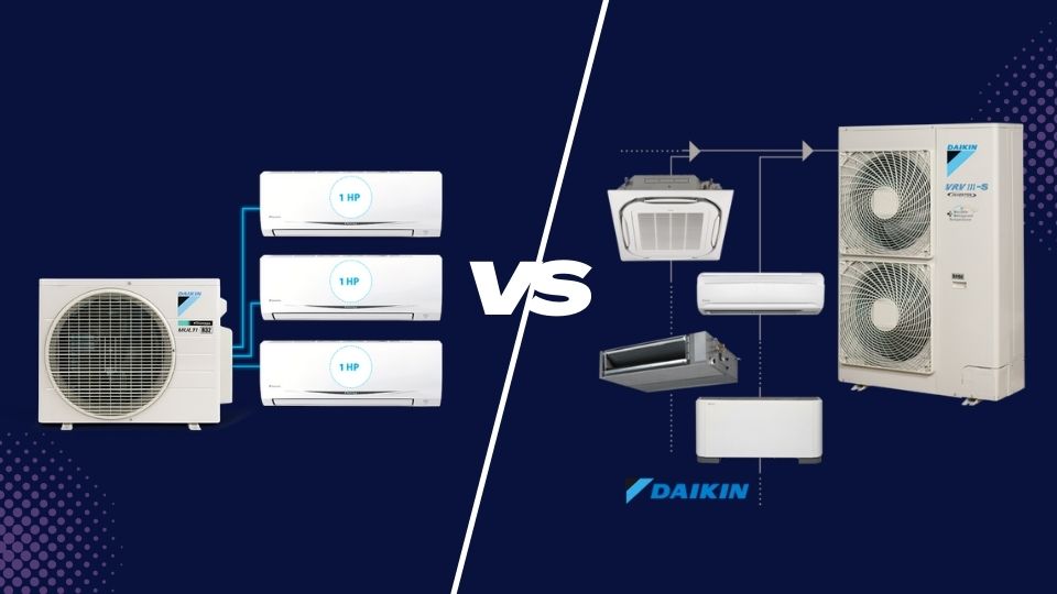 Điều hòa multi và điều hòa trung tâm