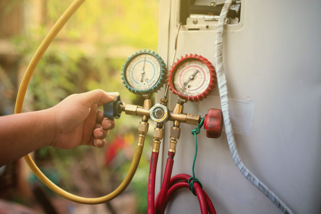 Nạp gas điều hòa tại Hoàng Mai