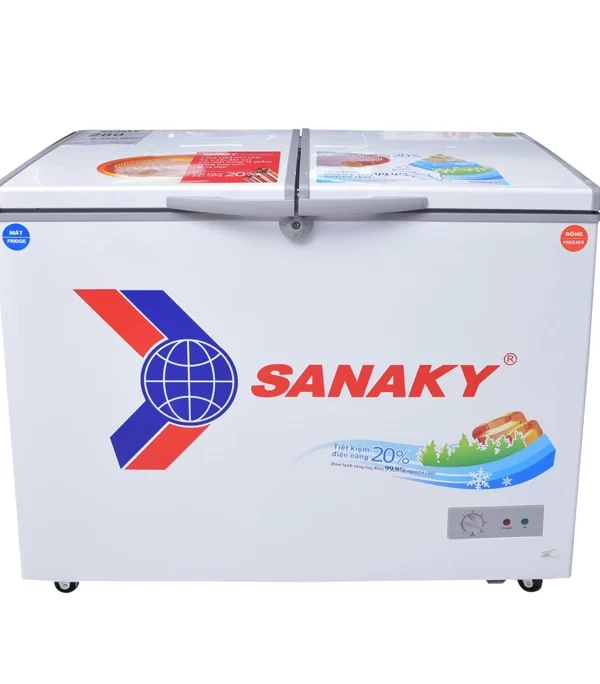 Tủ đông Sanaky VH-2899W1 2 chế độ 220 lít dàn đồng
